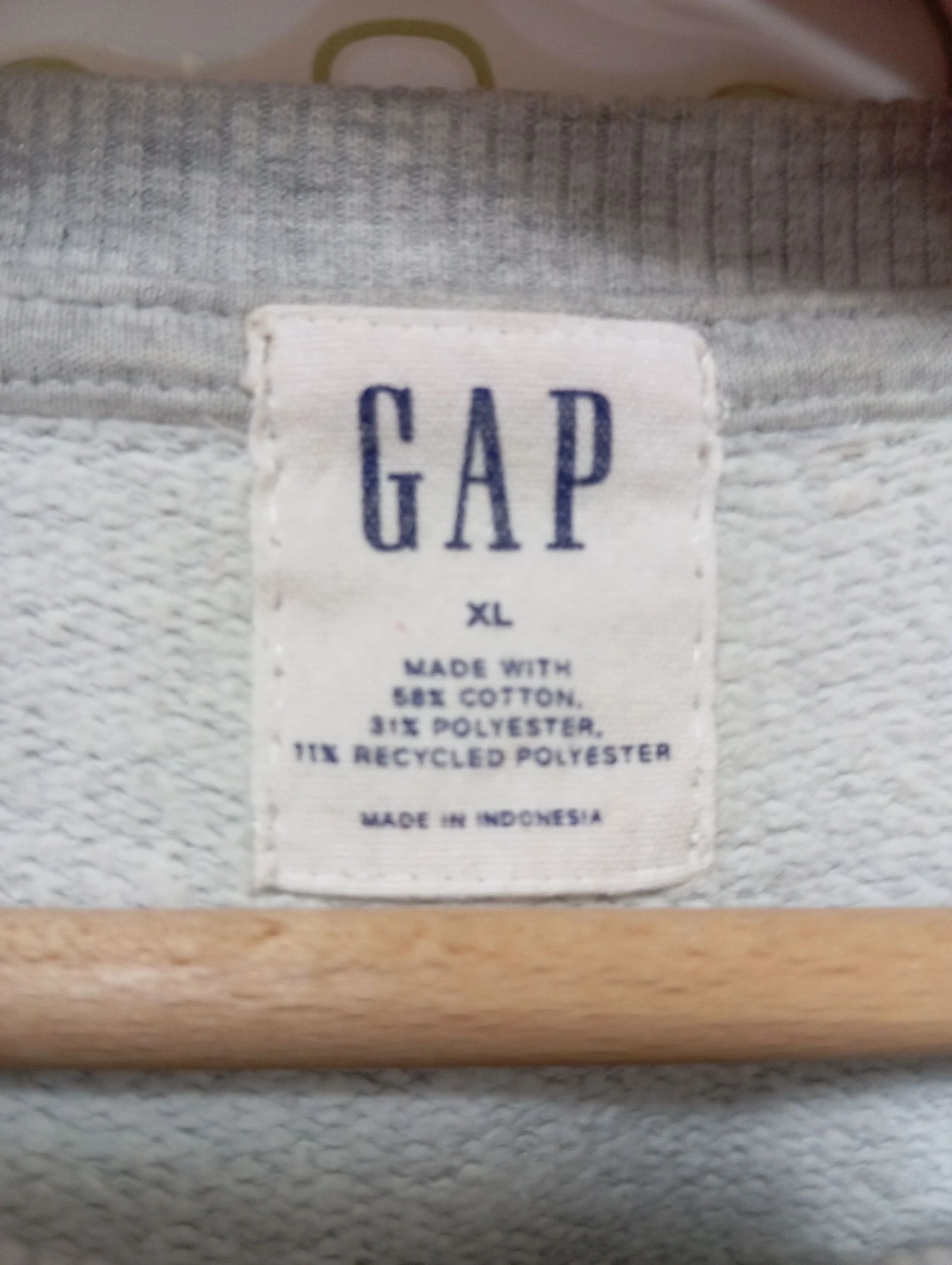 Sudadera GAP tricolor retales (Reword) XL – photo 3